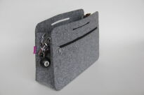 Organizer filcowy do torebki Premium szary - 4