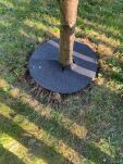 Krążek filcowy zabezpieczający przed chwastami ściółkowanie grafit fi 40 cm - 5