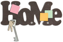 Organizer na klucze HOME kolor: ciemne kakao - 2