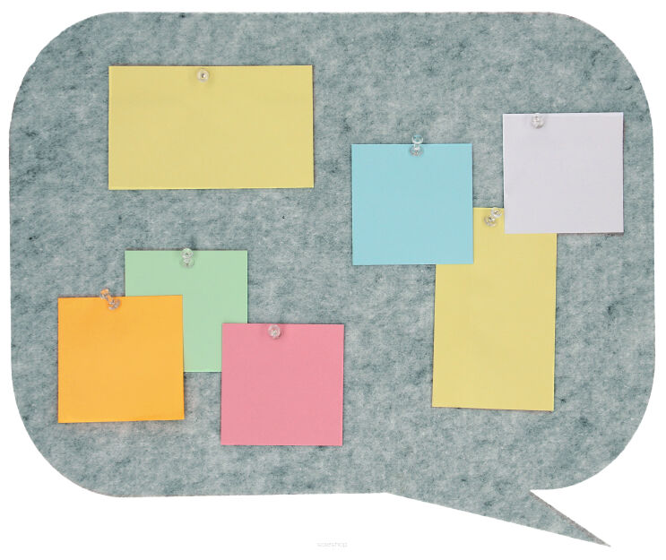 Tablica Reco Memory szara XXL 45x55 cm
