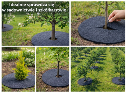 Krążki przeciwchwastowe