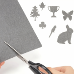 Filc samoprzylepny szary A4 na nogi krzeseł mebli, zabezpieczania, wygłuszania, wytłumiania, dekoracji, z klejem 21x29,7 cm 4 mm 350 g/m² - 3