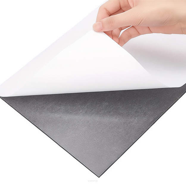 Filc samoprzylepny szary A4 na nogi krzeseł mebli, zabezpieczania, wygłuszania, wytłumiania, dekoracji, z klejem 21x29,7 cm 4 mm 350 g/m²