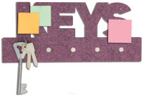 Organizer na klucze KEYS kolor: fiolet - 2