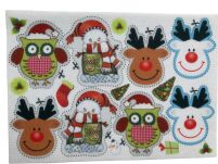 Zestaw Ozdób Świątecznych do Samodzielnego Wycięcia i Szycia – Format A3, 29×40 cm, DIY, Rękodzieło, Dekoracje Świąteczne - 4