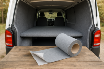 Gruby Filc Samoprzylepny 7 mm 700 g/m² Szary – 25x160 cm | Techniczny, Wygłuszający, Ochronny, Termoizolacyjny - 17