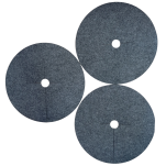 Zestaw krążków przeciwchwastowych 3 szt. ściółkowanie szary fi 26 cm - 3