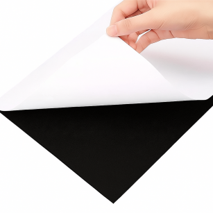 Filc samoprzylepny szary A3 na nogi krzeseł mebli, zabezpieczania, wygłuszania, wytłumiania, dekoracji, z klejem 29,7x42 cm 4 mm 350 g/m²