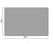 Podkładka filcowa na stół PROSTOKĄT szara 42x29 cm - 2