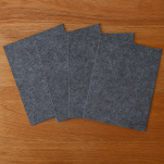 Filc poliestrowy formatka A4 szary, 4 mm - 2