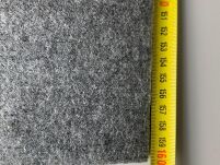 Polski filc poliestrowy gruby 10 mm 1200 g szary rozmiar 75x25 cm - 7