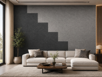 ARCO FeltWall Panel Akustyczny Filcowy Prostokąt Biały 37 × 74 cm Samoprzylepny - 12