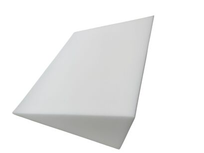 Klin z pianki tapicerskiej T-25 60x40x20 cm do poduszek, pod głowę, gat.I