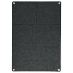 Organizer ścienny antracyt XL - 45x65 cm - 3