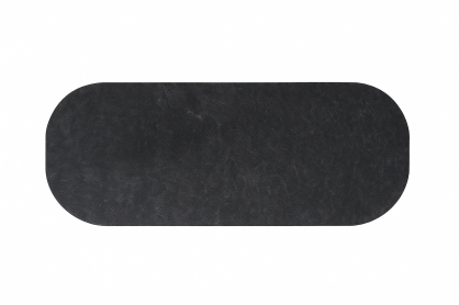 Podkładka filcowa pod 3 znicze w kolorze grafitowym 17x44 cm