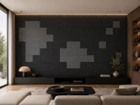 ARCO FeltWall Panel Akustyczny Filcowy Prostokąt Czarny 37 × 74 cm Samoprzylepny - 18