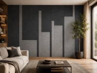 ARCO FeltWall Panel Akustyczny Filcowy Prostokąt Czarny 37 × 74 cm Samoprzylepny - 14