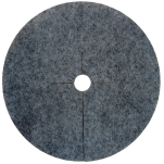 Krążek filcowy podkładka, mata, dysk antychwastowy 50 cm szary – do ściółkowania roślin, drzewek, drzew - 3