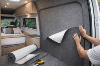 Gruby Filc Samoprzylepny 7 mm 700 g/m² Szary – 75x160 cm | Techniczny, Wygłuszający, Ochronny, Termoizolacyjny - 12