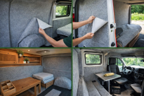 Gruby Filc Samoprzylepny 7 mm 700 g/m² Szary – 75x160 cm | Techniczny, Wygłuszający, Ochronny, Termoizolacyjny - 9