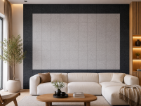 ARCO FeltWall Panel Akustyczny Filcowy Kwadratowy Biały 74 × 74 cm Samoprzylepny - 14