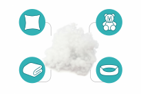 Wkład wypełniacz do poduszek, maskotek i pluszaków – kulka silikonowa 0,5 kg - 8