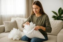 Wkład wypełniacz do poduszek, maskotek i pluszaków – kulka silikonowa 0,5 kg - 3