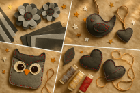 Polski filc poliestrowy na metry szerokość 150x50 cm biały 2,5 mm - 7