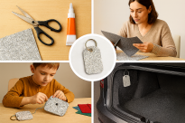 Polski filc poliestrowy na metry szerokość 150x50 cm biały 2,5 mm - 2