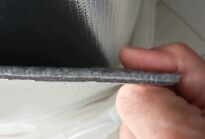 Filc Techniczny 7mm z Folią Aluminiową 0,5x1m Izolacja Termiczna na metry - 7