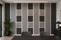 Filcowy Panel Ścienny Samoprzylepny KWADRAT Szary, 37x37 cm 4 mm – Panel Dekoracyjny, Akustyczny, Izolacyjny i Antykondensacyjny - 7