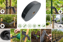 Taśma filcowa uniwersalna 5 cm , długość 25m , do zastosowań domowych i w ogrodzie do mocowania drzew, krzewów - 2