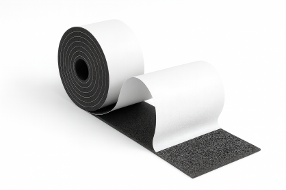 Filcowa taśma ochronna samoprzylepna 15 cm × 1,5 m – czarna, gr. 4 mm, 350 g/m²