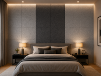 ARCO FeltWall Panel Akustyczny Filcowy Kwadratowy Czarny 74 × 74 cm Samoprzylepny - 4