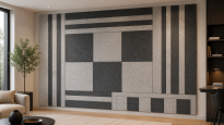 ARCO FeltWall Panel Akustyczny Filcowy Kwadratowy Czarny 74 × 74 cm Samoprzylepny - 8
