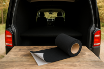 Filc Samoprzylepny Techniczny: 1 szt: 50x150 cm; 4 mm – 350 g/m², Czarny, na Metry | Wygłuszający, Ochronny, Termoizolacyjny - 11