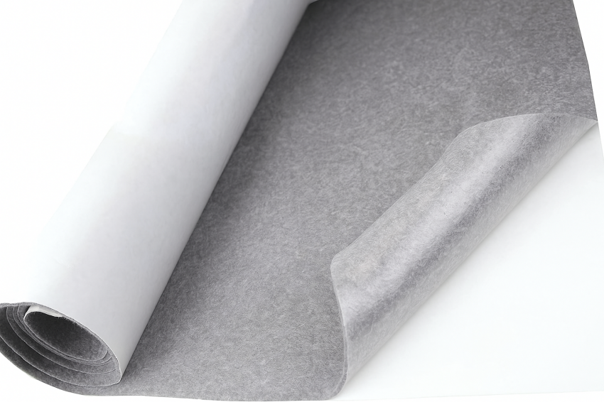 Filc Samoprzylepny Techniczny: 1 szt: 50x150 cm;  4 mm – 350 g/m², Szary, na Metry | Wygłuszający, Ochronny, Termoizolacyjny: