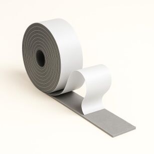 Filcowa taśma ochronna samoprzylepna 4 cm × 1,5 m – szara, gr. 4 mm, 350 g/m²