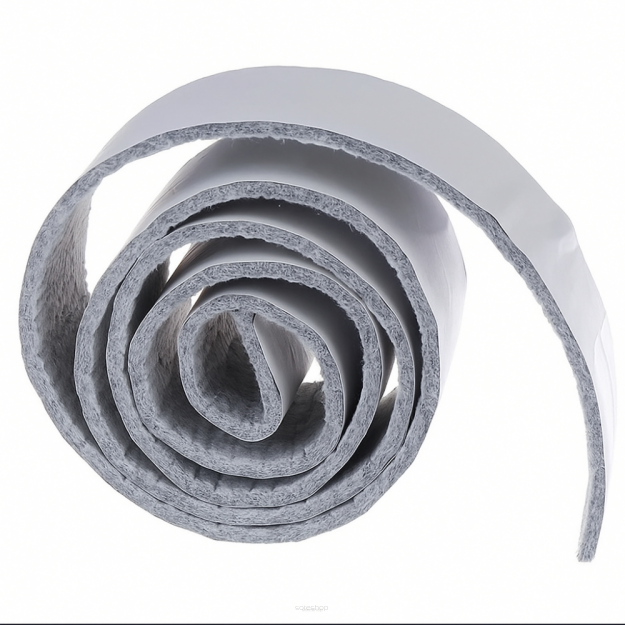 Filcowa taśma ochronna samoprzylepna 10 cm × 74 cm – szara, gr. 4 mm, 350 g/m²