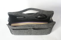 Organizer filcowy do torebki Premium czarny - 3