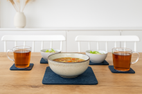 Duży zestaw podkładek uniwersalnych kwadratowych czarnych 9 szt. - 7