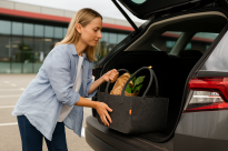 Torba gospodarcza 25×25×50 cm - antracyt, 4 mm - wytrzymała torba filcowa na drewno opałowe, zakupy, pranie, zabawki i piknik, do 30 kg - 16