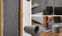 Polski filc techniczny izolacyjny gruby 7 mm 700 g szary z metrażu 50x78 cm - 14