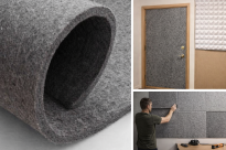 Polski filc techniczny izolacyjny gruby 7 mm 700 g szary z metrażu 50x78 cm - 15