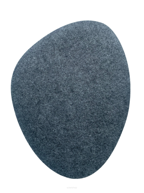 Podkładka filcowa na stół OVAL szara 36x32 cm