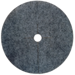 Krążek filcowy podkładka, mata, dysk antychwastowy Φ90 cm szary – do ściółkowania roślin, drzewek, drzew - 3