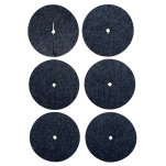 Zestaw krążków przeciwchwastowych 6 szt. ściółkowanie grafit fi 21 cm - 3
