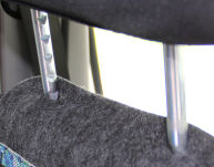 Organizer na fotel samochodu szary - 5