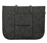 Torba gospodarcza 40×30×50 cm - antracyt, 4 mm - wytrzymała torba filcowa na drewno opałowe, zakupy, pranie, zabawki i piknik, do 30 kg - 17