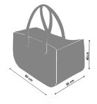 Torba filcowa gospodarcza XXXL antracyt - 2